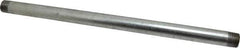 B&K Mueller - Schedule 40, 3/4 x 18" Galvanized Pipe Nipple - Threaded Steel - USA Tool & Supply