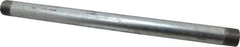 B&K Mueller - Schedule 40, 1 x 18" Galvanized Pipe Nipple - Threaded Steel - USA Tool & Supply