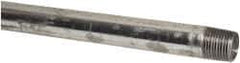 B&K Mueller - Schedule 40, 1/2 x 24" Galvanized Pipe Nipple - Threaded Steel - USA Tool & Supply