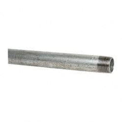 B&K Mueller - Schedule 40, 3/4 x 24" Galvanized Pipe Nipple - Threaded Steel - USA Tool & Supply