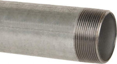 B&K Mueller - Schedule 40, 2 x 24" Galvanized Pipe Nipple - Threaded Steel - USA Tool & Supply