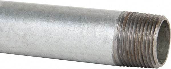 B&K Mueller - Schedule 40, 3/4 x 30" Galvanized Pipe Nipple - Threaded Steel - USA Tool & Supply