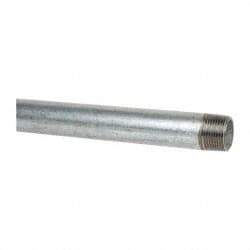 B&K Mueller - Schedule 40, 3/4 x 36" Galvanized Pipe Nipple - Threaded Steel - USA Tool & Supply