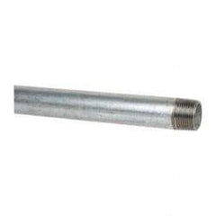 B&K Mueller - Schedule 40, 3/4 x 36" Galvanized Pipe Nipple - Threaded Steel - USA Tool & Supply