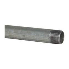 B&K Mueller - Schedule 40, 1 x 36" Galvanized Pipe Nipple - Threaded Steel - USA Tool & Supply