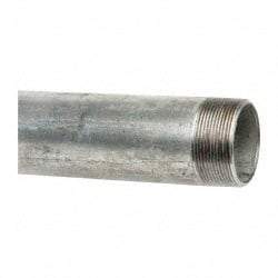B&K Mueller - Schedule 40, 2 x 36" Galvanized Pipe Nipple - Threaded Steel - USA Tool & Supply