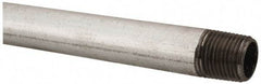 B&K Mueller - Schedule 40, 1/2 x 48" Galvanized Pipe Nipple - Threaded Steel - USA Tool & Supply