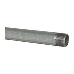 B&K Mueller - Schedule 40, 1 x 72" Galvanized Pipe Nipple - Threaded Steel - USA Tool & Supply