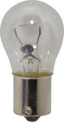 Value Collection - 12 Volt, Heavy Duty Stop & Flasher Automotive Miniature Lamp - 28.8 Watt, Clear - USA Tool & Supply