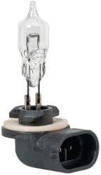 Value Collection - 12 Volt, Halogen Auxiliary Automotive Miniature Lamp - 49.92 Watt, Clear - USA Tool & Supply