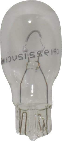 Value Collection - 12 Volt, Automotive Automotive Miniature Lamp - 12.54 Watt, Clear - USA Tool & Supply