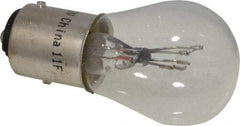 Value Collection - 12 Volt, Stop & Tail Automotive Miniature Lamp - 26.88/8.26 Watt, Clear - USA Tool & Supply