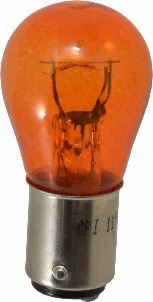 Value Collection - 12 Volt, Park & Signal Automotive Miniature Lamp - 26.88/8.26 Watt, Amber - USA Tool & Supply