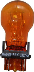 Value Collection - 12 Volt, Park & Signal Automotive Miniature Lamp - 28.54/8.26 Watt, Amber - USA Tool & Supply