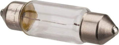 Value Collection - 12 Volt, Courtesy, Dome Automotive Miniature Lamp - 5 Watt, Clear - USA Tool & Supply