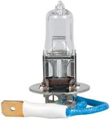 Value Collection - 12 Volt, Halogen Fog Headlamp H3 Automotive Miniature Lamp - 55 Watt, Clear - USA Tool & Supply