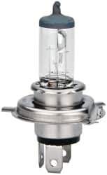 Value Collection - 12 Volt, Halogen Headlight Bulb H4 Automotive Miniature Lamp - 60/55 Watt, Clear - USA Tool & Supply