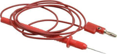 Pomona - Red Electrical Test Equipment Probe - Use with Digital Multimeters - USA Tool & Supply