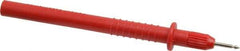 Pomona - Red Electrical Test Equipment Probe - Use with Digital Multimeters - USA Tool & Supply