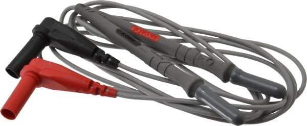 Pomona - Red/Black Electrical Test Equipment Probe - Use with Digital Multimeters - USA Tool & Supply