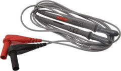 Pomona - Red/Black Electrical Test Equipment Probe - Use with Digital Multimeters - USA Tool & Supply