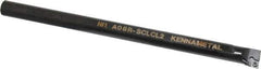 Kennametal - 15.24mm Min Bore Diam, 8" OAL, 1/2" Shank Diam, A-SCLC Indexable Boring Bar - CC.. Insert, Screw Holding Method - USA Tool & Supply