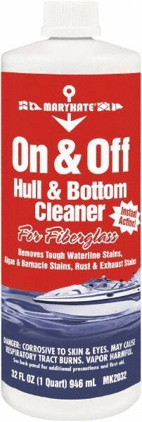 CRC - Water-Based Solution Hull and Bottom Cleaner - 32 Ounce Bottle, 32° F Freezing Point - USA Tool & Supply