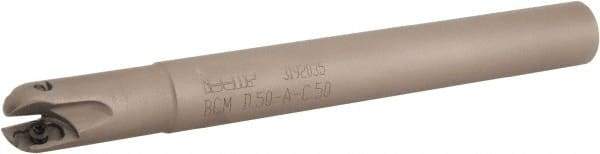 Iscar - 1/2" Cut Diam, 0.4" Max Depth of Cut, 1/2" Shank Diam, 4.72" OAL, Indexable Ball Nose End Mill - 1.18" Head Length, Straight Shank, BCM Toolholder, BCR... Insert - USA Tool & Supply