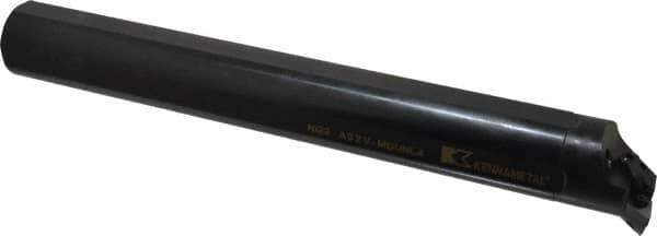 Kennametal - 63.5mm Min Bore Diam, 16" OAL, 2" Shank Diam, A-MDUN Indexable Boring Bar - DN.. Insert, Screw or Clamp Holding Method - USA Tool & Supply