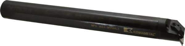Kennametal - 50.8mm Min Bore Diam, 14" OAL, 1-1/2" Shank Diam, A-MVUN Indexable Boring Bar - VN.. Insert, Screw or Clamp Holding Method - USA Tool & Supply