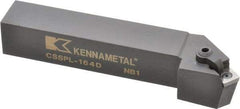 Kennametal - CSSP, Left Hand Cut, 45° Lead Angle, 1" Shank Height x 1" Shank Width, Positive Rake Indexable Turning Toolholder - 6" OAL, SP..42. Insert Compatibility, Series Kendex - USA Tool & Supply