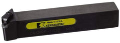 Kennametal - CRGN, Left Hand Cut, 8° Lead Angle, 1-1/4" Shank Height x 1-1/4" Shank Width, Negative Rake Indexable Turning Toolholder - 6" OAL, RN..42. Insert Compatibility, Series Kendex - USA Tool & Supply