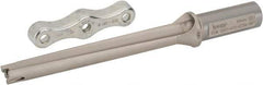 Iscar - 0.591 to 5/8" Diam, 8xD, 4.72" Max Depth, 3/4" Shank Diam, 7.35" OAL, Replaceable Tip Drill - IDI-SG, IDI-SK Insert, 15 Seat Size, DCM Toolholder, Series ChamDrill - USA Tool & Supply