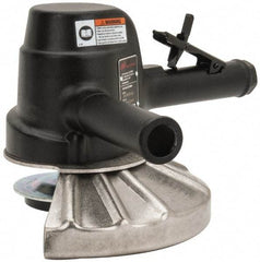 Ingersoll-Rand - 9" Wheel Diam, 6,000 RPM, Pneumatic Angle & Disc Grinder - 5/8-11 Spindle, 84 CFM - USA Tool & Supply