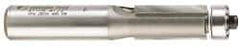 Amana Tool - 1/2" Cut Diam, 1" Length of Cut, 2 Flute Flush Trim Edge Profile Router Bit - Carbide-Tipped, 1/2" Shank Diam, 3-1/4" OAL, Uncoated - USA Tool & Supply