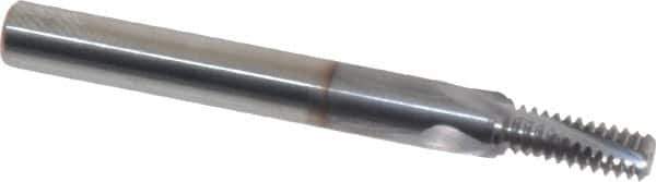 Vargus - #10-32, #12-32 to 3/8-32 UNEF, UNF, 0.15" Cutting Diam, 3 Flute, Solid Carbide Helical Flute Thread Mill - Internal Thread, 0.391" LOC, 1.772" OAL, 3/16" Shank Diam - USA Tool & Supply