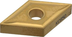 Kennametal - DNMG431 K Grade KC850 Carbide Turning Insert - TiC/TiCN/TiN Finish, 55° Diamond, 1/2" Inscr Circle, 3/16" Thick, 1/64" Corner Radius - USA Tool & Supply