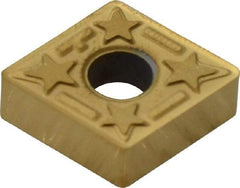 Kennametal - CNGG432 LF Grade KC730 Carbide Turning Insert - TiN Finish, 80° Diamond, 1/2" Inscr Circle, 3/16" Thick, 1/32" Corner Radius - USA Tool & Supply
