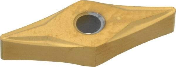 Kennametal - VNGP332 K Grade KC730 Carbide Turning Insert - TiN Finish, 35° Diamond, 3/8" Inscr Circle, 3/16" Thick, 1/32" Corner Radius - USA Tool & Supply