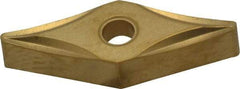 Kennametal - VNMP332 Grade KC850 Carbide Turning Insert - TiC/TiCN/TiN Finish, 35° Diamond, 3/8" Inscr Circle, 3/16" Thick, 1/32" Corner Radius - USA Tool & Supply