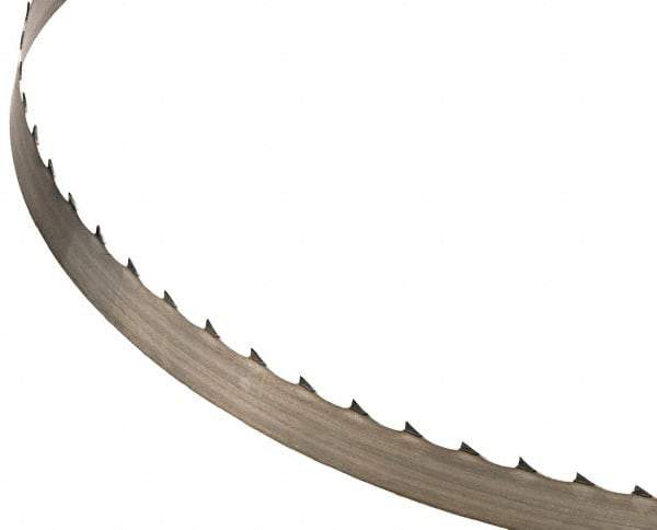 Starrett - 3/8" x 100' x 0.032" Carbon Steel Band Saw Blade Coil Stock - 3 TPI, Toothed Edge, Hook Form, Modified Raker Set, Flexible Back, Positive Angle, Constant Pitch, Contour Cutting - USA Tool & Supply