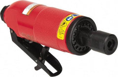 Sioux Tools - 1/4" Collet, Straight Handle, Straight Air Die Grinder - 25,000 RPM, Front Exhaust, 25.43 CFM, 0.7 hp, 6.21 bar, 1/4 NPT - USA Tool & Supply
