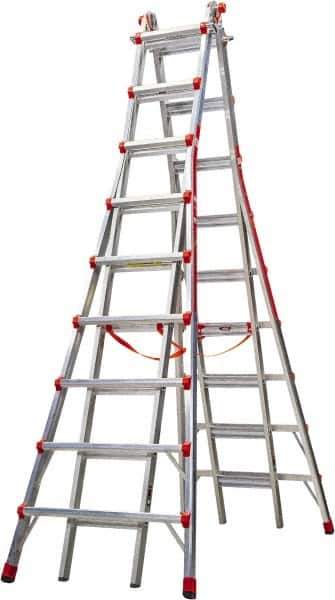 Little Giant Ladder - 17' High, Type IA Rating, Aluminum Telescoping Ladder - 300 Lb Capacity, 21' Working Length - USA Tool & Supply