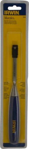 Irwin - 10-3/4" OAL x 3/8" Blade Width Wood Chisel - Polypropylene Handle - USA Tool & Supply