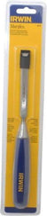 Irwin - 10-3/4" OAL x 1/2" Blade Width Wood Chisel - Polypropylene Handle - USA Tool & Supply