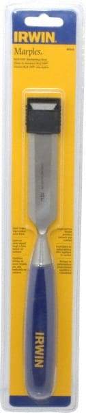 Irwin - 10-3/4" OAL x 1" Blade Width Wood Chisel - Polypropylene Handle - USA Tool & Supply