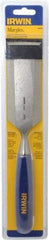 Irwin - 10-3/4" OAL x 2" Blade Width Wood Chisel - Polypropylene Handle - USA Tool & Supply