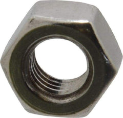 Value Collection - M8x1.25 Metric Coarse Stainless Steel Right Hand Heavy Hex Nut - 13mm Across Flats, 8mm High, Uncoated - USA Tool & Supply