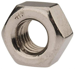 Value Collection - M10x1.50 Metric Coarse Stainless Steel Right Hand Heavy Hex Nut - 17mm Across Flats, 10mm High, Uncoated - USA Tool & Supply