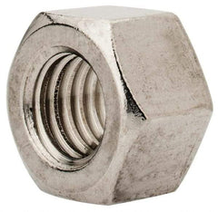 Value Collection - M12x1.75 Metric Coarse Stainless Steel Right Hand Heavy Hex Nut - 19mm Across Flats, 12mm High, Uncoated - USA Tool & Supply